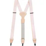 Pánské šle Avantgard - pudrová, béžová kůže