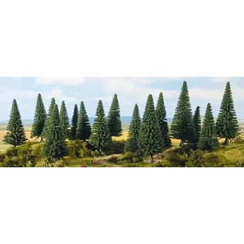 Modelová železnice NOCH 24643 Strom - jedle 4-10cm 16ks NO24643