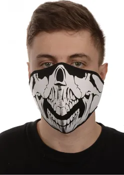 Kukla EMERZE neoprenová maska Skull černá/bílá
