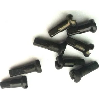 Niple 2*12 mm černé po 500 Ks