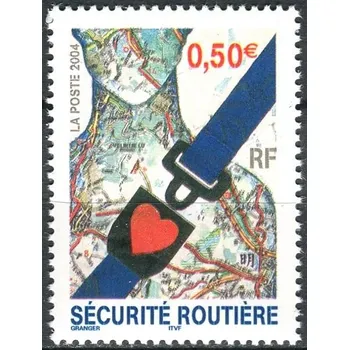 Poštovní známka Post France (2004) MiNr. 3803 ** - Francie - Světový den zdraví: Bezpečnost silničního provozu