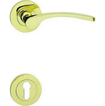 Dveřní kování Cobra C-Laura ROZ OLV klika/klika mosaz leštěná