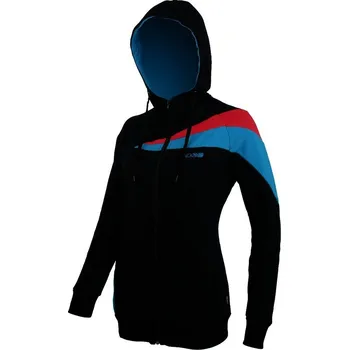 Dámská mikina 40 - Mikina SANTAL černá s kapucou dámská IXS