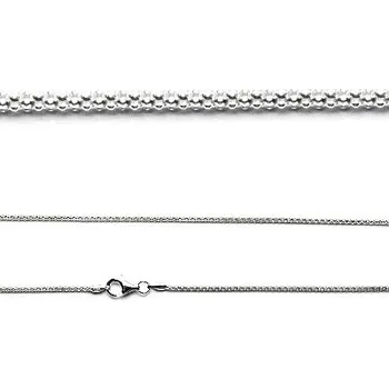 Řetízek Stříbrný řetízek - kulaté hádě, 38 cm