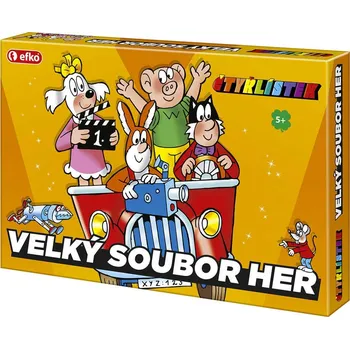 Efko Velký soubor her Čtyrlístek Desková hra Efko Velký soubor her Čtyrlístek