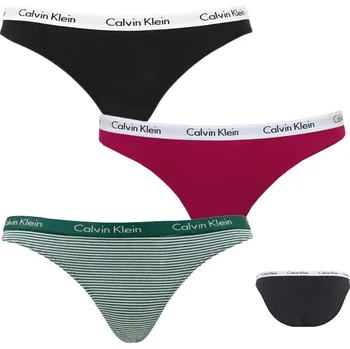 Kalhotky Calvin Klein kalhotky QD3588E 3 pack FTW - Vícebarevné / S