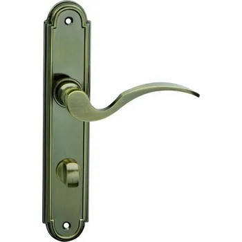 Dveřní kování Cobra Venezia klika/klika WC 90 mm OFS bronz česaný