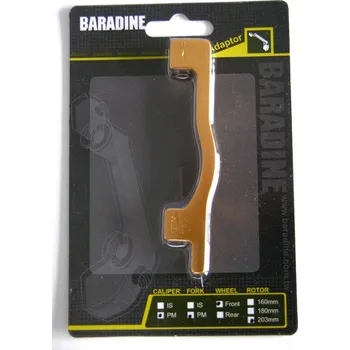 Brzda na kolo Adaptér přední PM-PM na 203mm zlatý ELOX Baradine