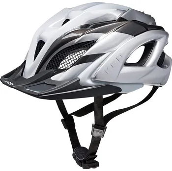 KED Neo Visor bílá/stříbrná/antracitová Cyklistická přilba KED Neo Visor bílá/stříbrná/antracitová