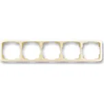 3901A-B50 C Rámeček, pětinásobný, vodorovný, Tango, slonová kost