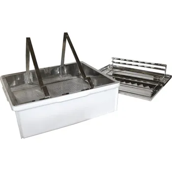 H. Holtermann Talíř na odvíčkování ApiNord - nerez - s odkl. 1 rám.