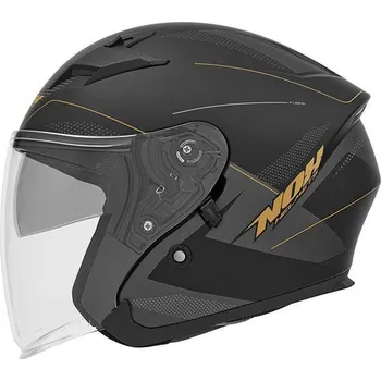 NOX N127 Fusion černá matná/šedá/zlatá Helma na motorku NOX N127 Fusion černá matná/šedá/zlatá