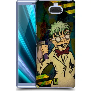 Pouzdro na mobilní telefon Pouzdro na mobil Sony Xperia 10 - Head Case - vzor Šilený profesor vědec BAKTERIE (Plastový obal, kryt pro mobil Sony Xperia 10 vzor Šilený profesor vědec BAKTERIE)