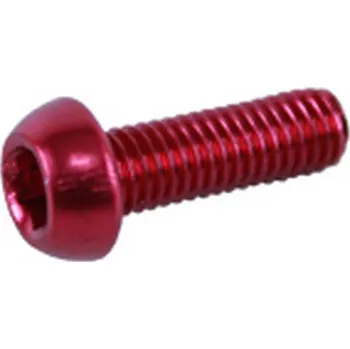 Šroub Šroub imbus M5 * 15 ALU červený na košík