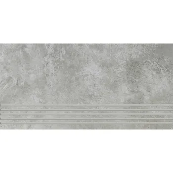 Obklad Scratch grys stopnica prosta nacinana mat - schodovka 29,8x59,8 šedá matná 149198