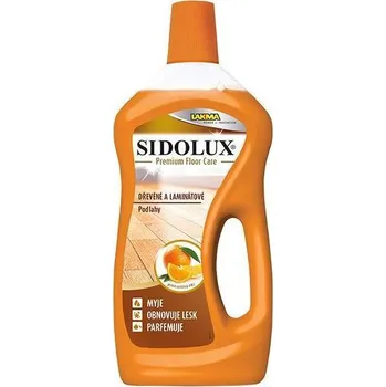 Čistič podlahy Sidolux Premium Floor Care Pomerančový olej speciální prostředek na mytí dřevěných a laminátových podlah 750 ml