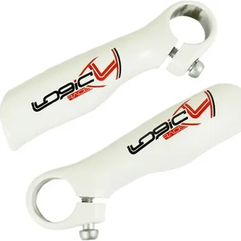 Rohy na řídítka Rohy LOGIC anatomické bílé Alu 106A