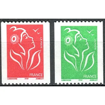 Poštovní známka Post France (2005) MiNr. 3886 - 3887 I. C ** - Francie - Marianne