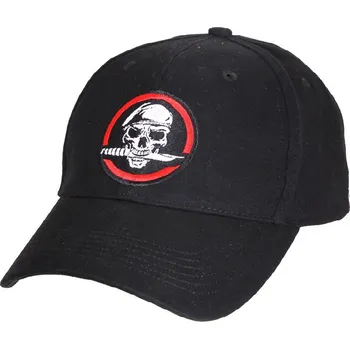 Kšiltovka ROTHCO® Čepice ROTHCO® SKULL & KNIFE černá