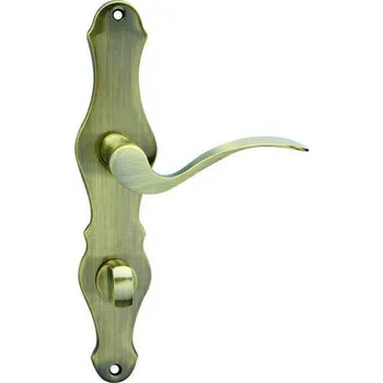 Dveřní kování Cobra Münster klka/klika WC90 OFS bronz česaný