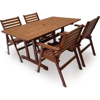 Zahradní sestava Stolová sestava MONROO VEGA pro 4 osoby