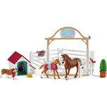 Schleich 42458 ohrada s koníky a fenka…
