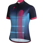Dres Specialized RBX Comp Jersey SS WMN blue/acid red Barva: modrá / červená, Velikost: S