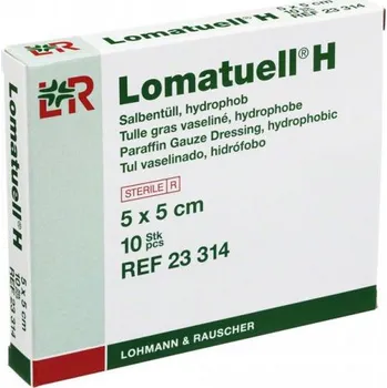 Kompres Lomatuell H 5 x 5 cm / 1 ks mastný tyl