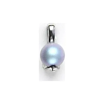 Přívěsek Stříbrný přívěsek, Swarovski perla iridescent light blue, P 1215