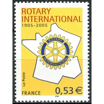 Poštovní známka Post France (2005) MiNr. 3901 ** - Francie - 100 let Rotary International