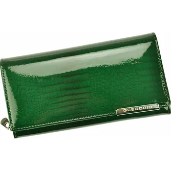 Zelená kožená peněženka Gregorio GF106