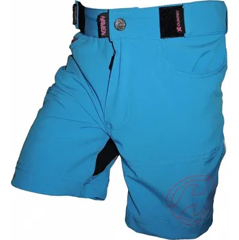 Cyklistické kalhoty Haven Dětské cyklistické kraťasy Haven TeenAge blue/pink 2