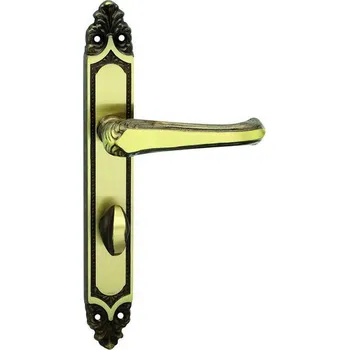 Dveřní kování Cobra Ikarus klika/klika WC90 OF bronz hnědý/tmavý