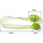 Dekorační ozdobná spona na záclony a závěsy s magnetem MONICA, zelená, Ø 5 cm 2 kusy v balení Mybesthome Cena za 2 kusy v balení