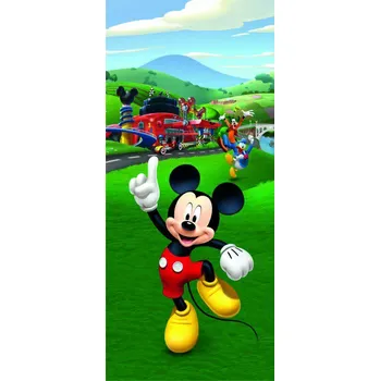 Fototapeta FTDN V 5480 Dětská vliesová fototapeta dveřní Mickey Mouse, velikost 90 x 202 cm