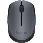 Myš Logitech Wireless Mouse M170, optická, bezdrátová, šedá