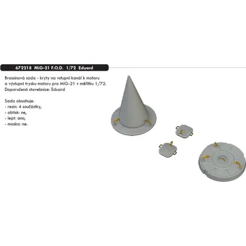 Plastikový model Eduard 1/72 MiG-21 F.O.D. (EDUARD)