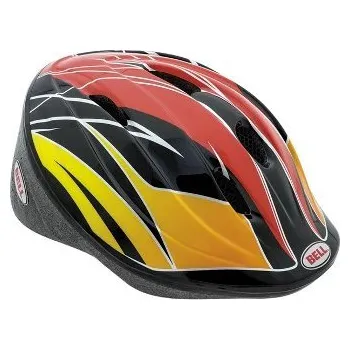 Cyklistická přilba Bell Bellino moto race S/M Barva: černá / červená / žlutá, Velikost: S / M