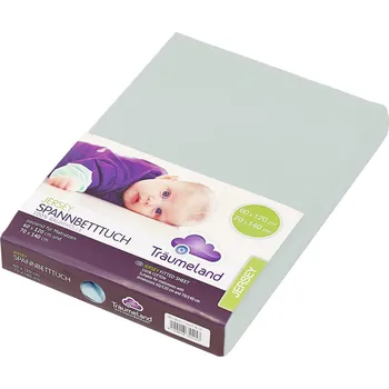 Träumeland Jersey Uni prostěradlo 70 x 140 cm, Mint