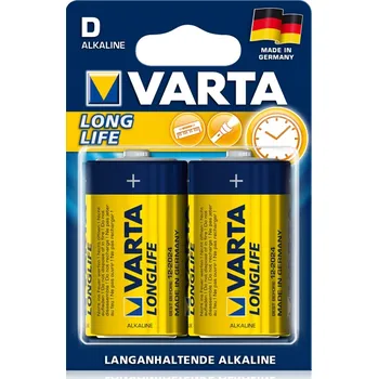 Článková baterie Varta Longlife D LR20 2 ks