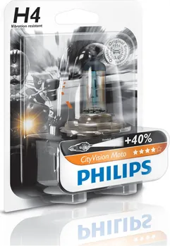 Autožárovka Motožárovka CityVision H4 12V 55W 12342CTVBW Philips