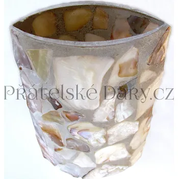 Váza Sklo / Perleť