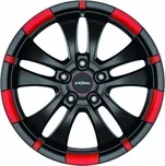 Ronal R59 Jetblack Matt-Red Rim 7,5x18…