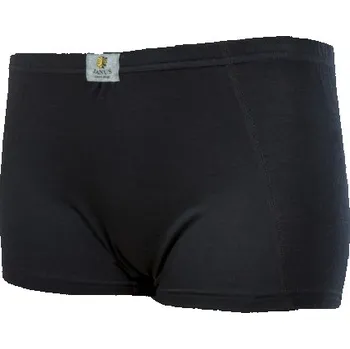 Kalhotky Janus LW dámské merino boxerky W black, Janus Norsko Černá XS