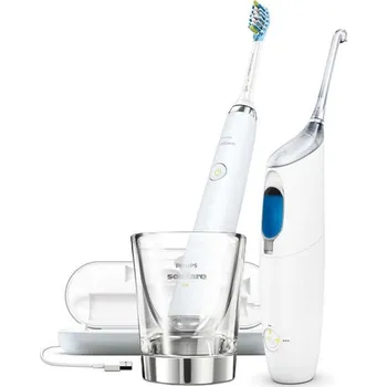 Elektrický zubní kartáček Philips Sonicare HX8492/01 Bonuspack DiamondClean & AirFloss Ultra bílý