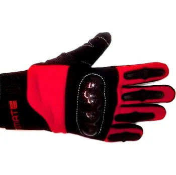 Moto oblečení Dětské moto rukavice na motorku a čtyřkolku s ochranou kloubů červené