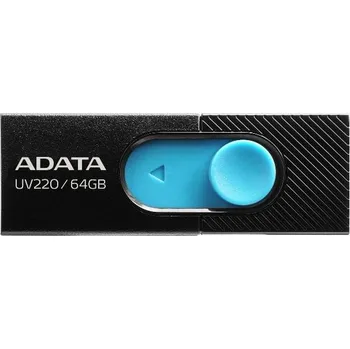 USB flash disk ADATA Flash Disk 32GB UV220, USB 2.0 Dash Drive, černá/modrá