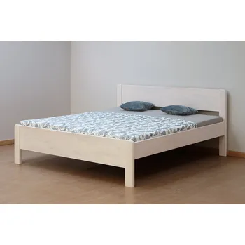 Postel BMB Postel Sofi oblá - masivní buk Moření: bělená, Rozměr: 160 x 200 cm