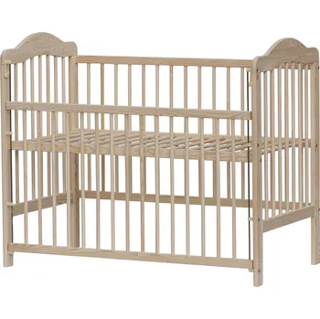 Dětská postýlka Dětská postýlka se stahovacím bokem - Scarlett ALEK ECO (borovice) - přírodní 120 x 60 cm