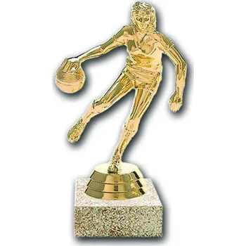 F1064 Soška basketbal - driblující žena